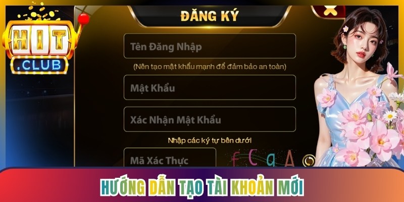 Hướng dẫn tạo tài khoản mới